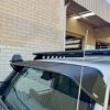 Toyota Landcruiser 70-79 Series (fitted with factory snorkel) All Black Mesh Windscreen Sunvisor