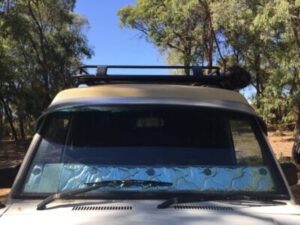 Toyota L/Cruiser Ute, 75 Series (no snorkel) HJ-FJ-HJZ 1985-1988 Solid Sunvisor