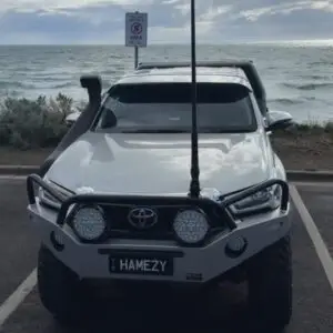 N80 hilux sun visor